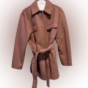 Wilfred Brown Utility Jacket S